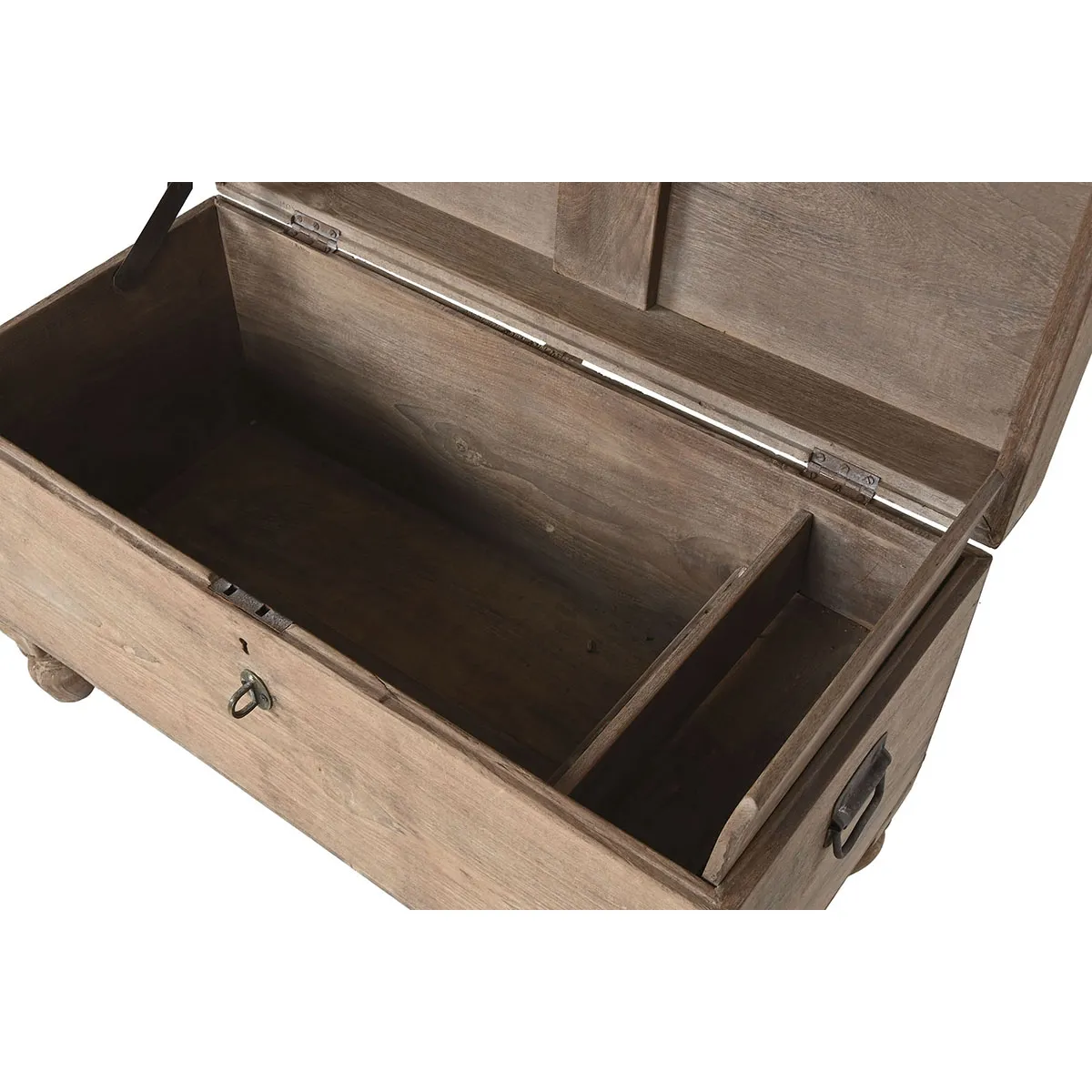 Pegane Coffre de rangement - Bois naturel 89x54x54 cm