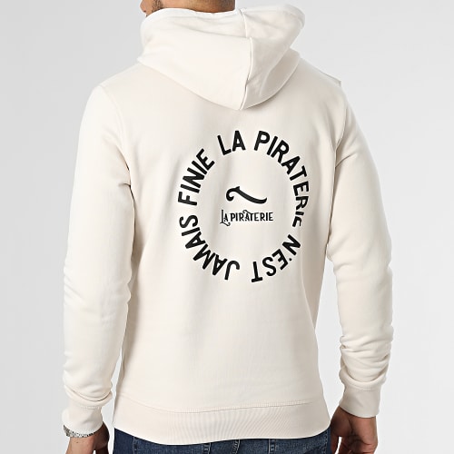 Sweat Capuche LPNJF 2 Beige Noir
