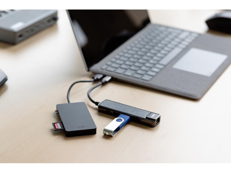 onit Card Reader Extern USB-A 3-in-1 Speicherkartenleser mit drei Slots