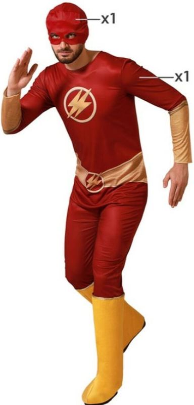 Atosa - Heroe Comic Kostuum - Carnavalskostuum