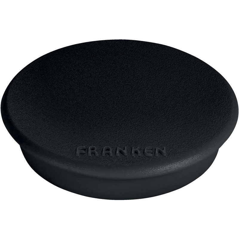 Franken Magnete, 24 mm, schwarz, 10 Stück