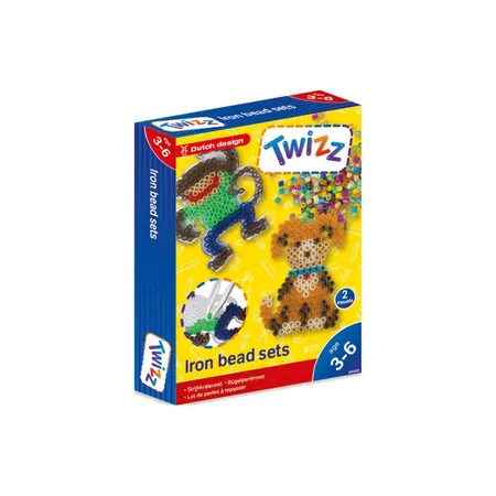 Johntoy Twizz® Bügelperlenset Hund/Affe
