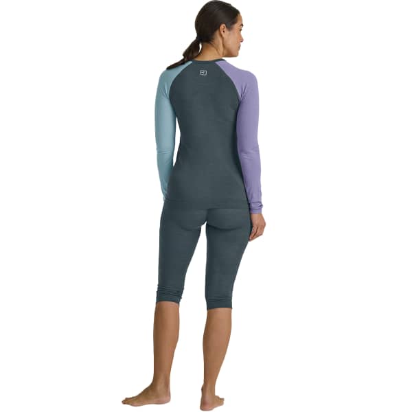 T-shirt thermique ORTOVOX 120 COMP LIGHT LONG SLEEVE W DARK ARCTIC GREY