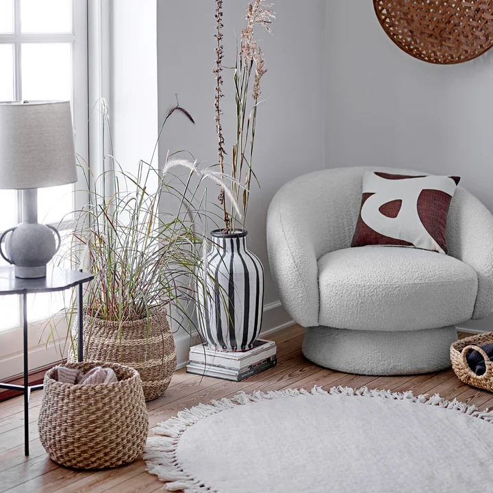 Bloomingville - Seegras Korb-Set, natur (3er Set)