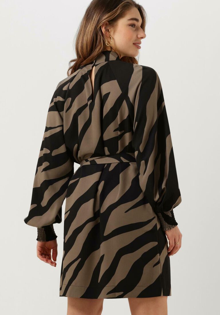 GESTUZ zwarte gestuz mini jurk bothildegz ls short dress