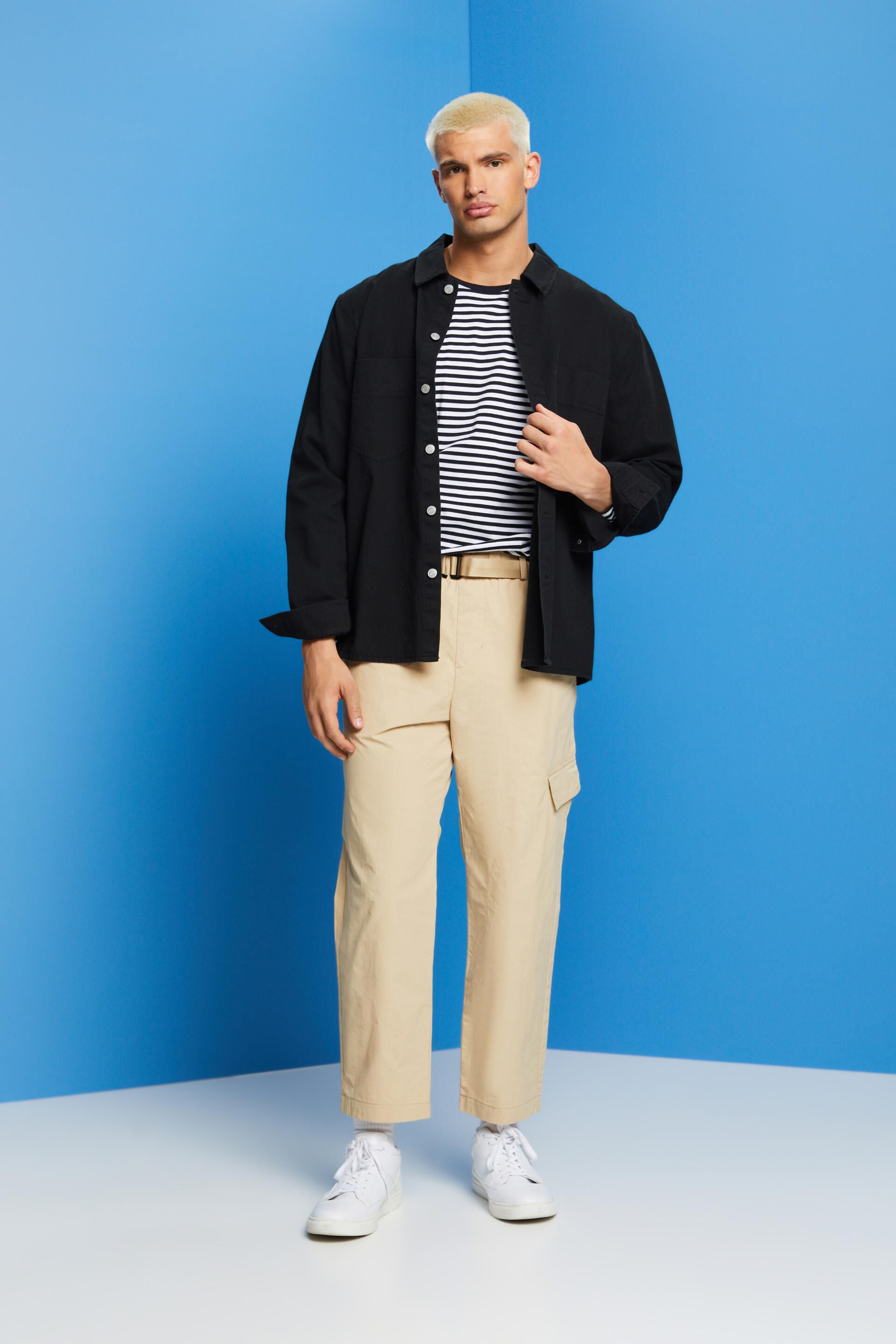 Pantalon cargo à jambes droites
