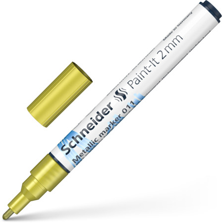 Schneider Paint-It 011 2 mm Metallicmarker - yellow metallic - 2 mm