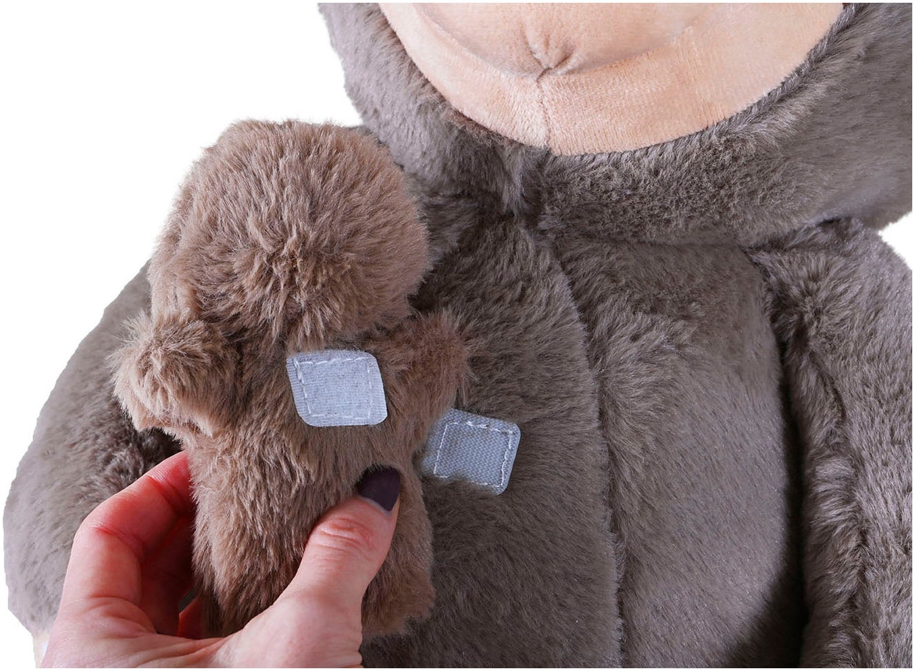 Knorrtoys® Schaukeltier »Faultier Luis« mit Plüsch-Faultierbaby