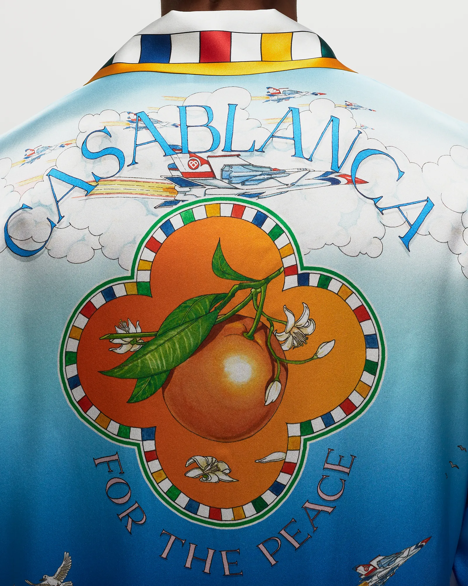 Casablanca CUBAN COLLAR LONG SLEEVE SHIRT