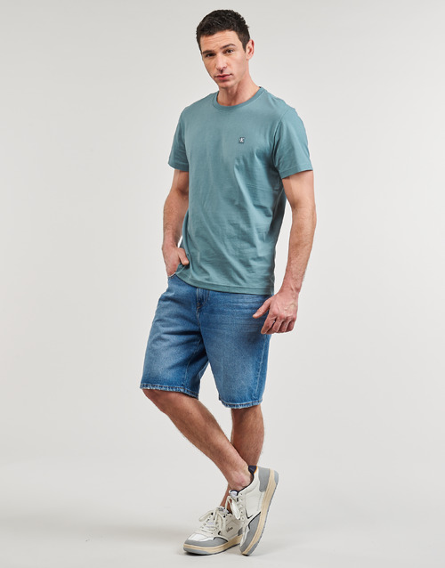Calvin Klein Jeans - CK EMBRO BADGE TEE - Bleu