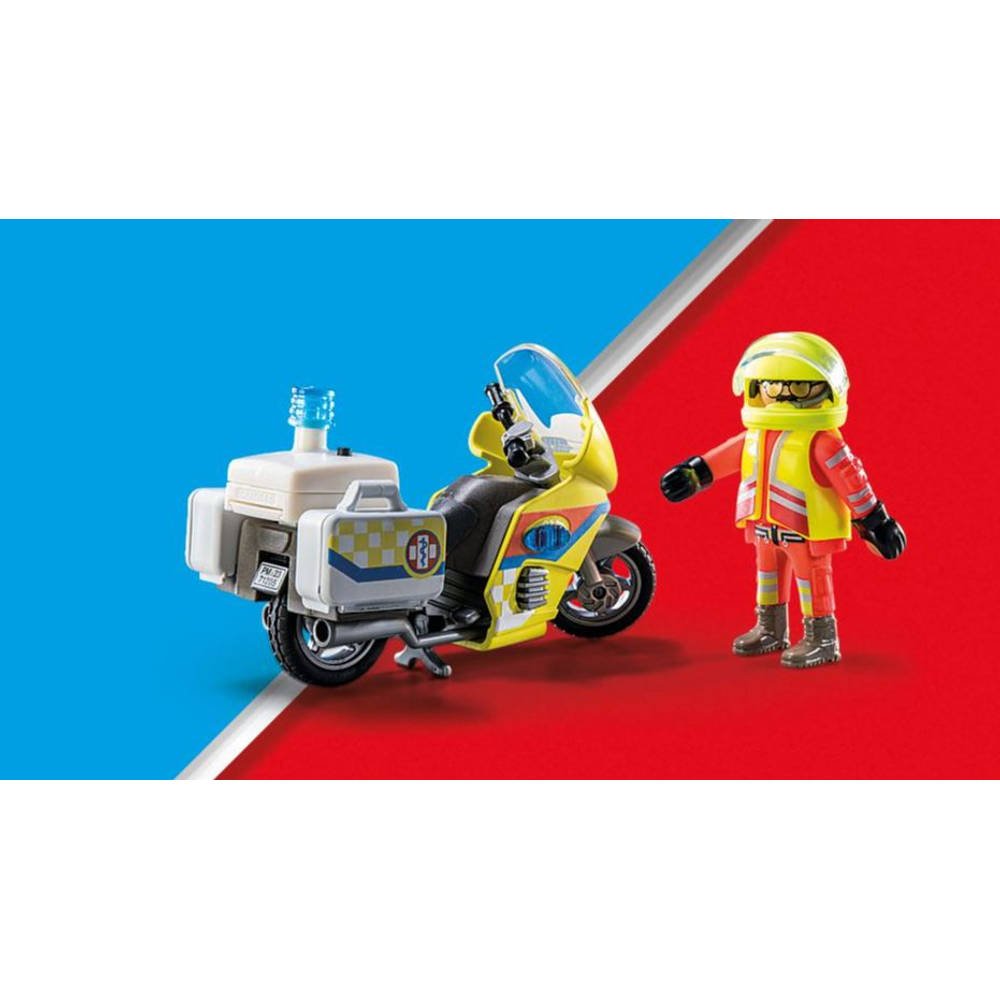 PLAYMOBIL City Life noodmotorfiets met zwaailicht 71205