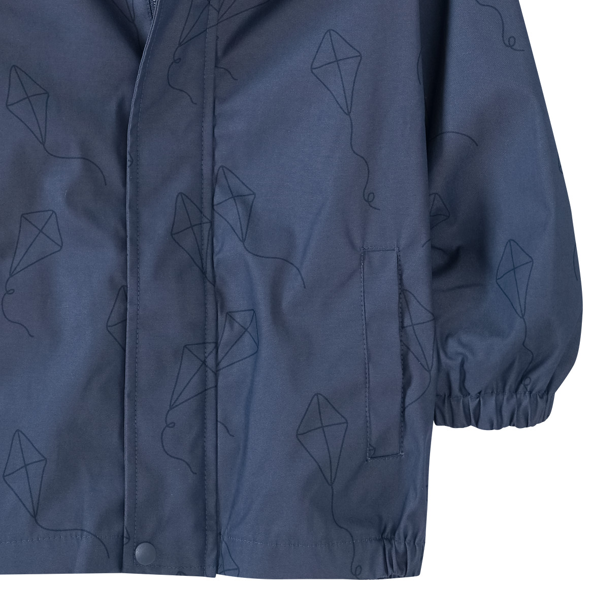 Topolino Pure Collection Jungen Regenjacke mit Drachen-Allover blau