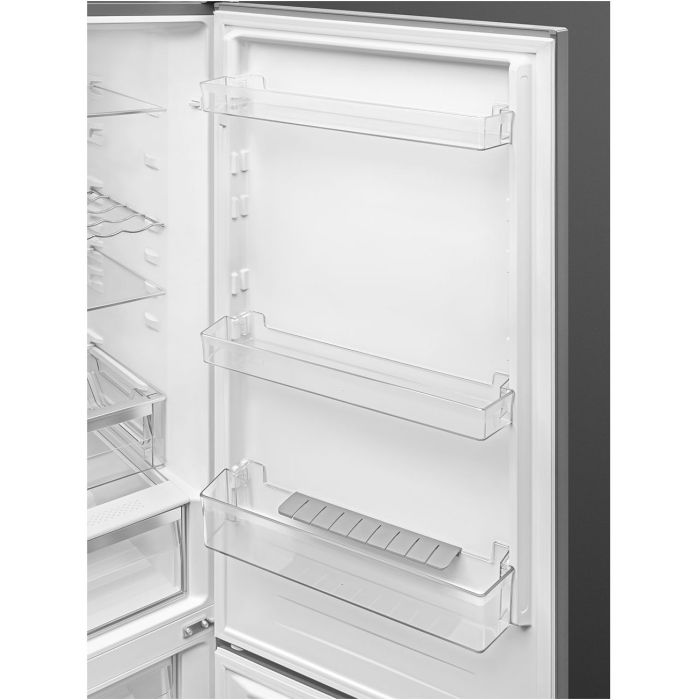 SMEG Kühl-Gefrier-Kombination FC18XDNE Edelstahl-Optik