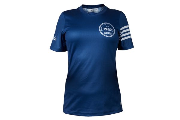 1987 TEAM Damen-Kurzarmshirt  dunkelblau  L