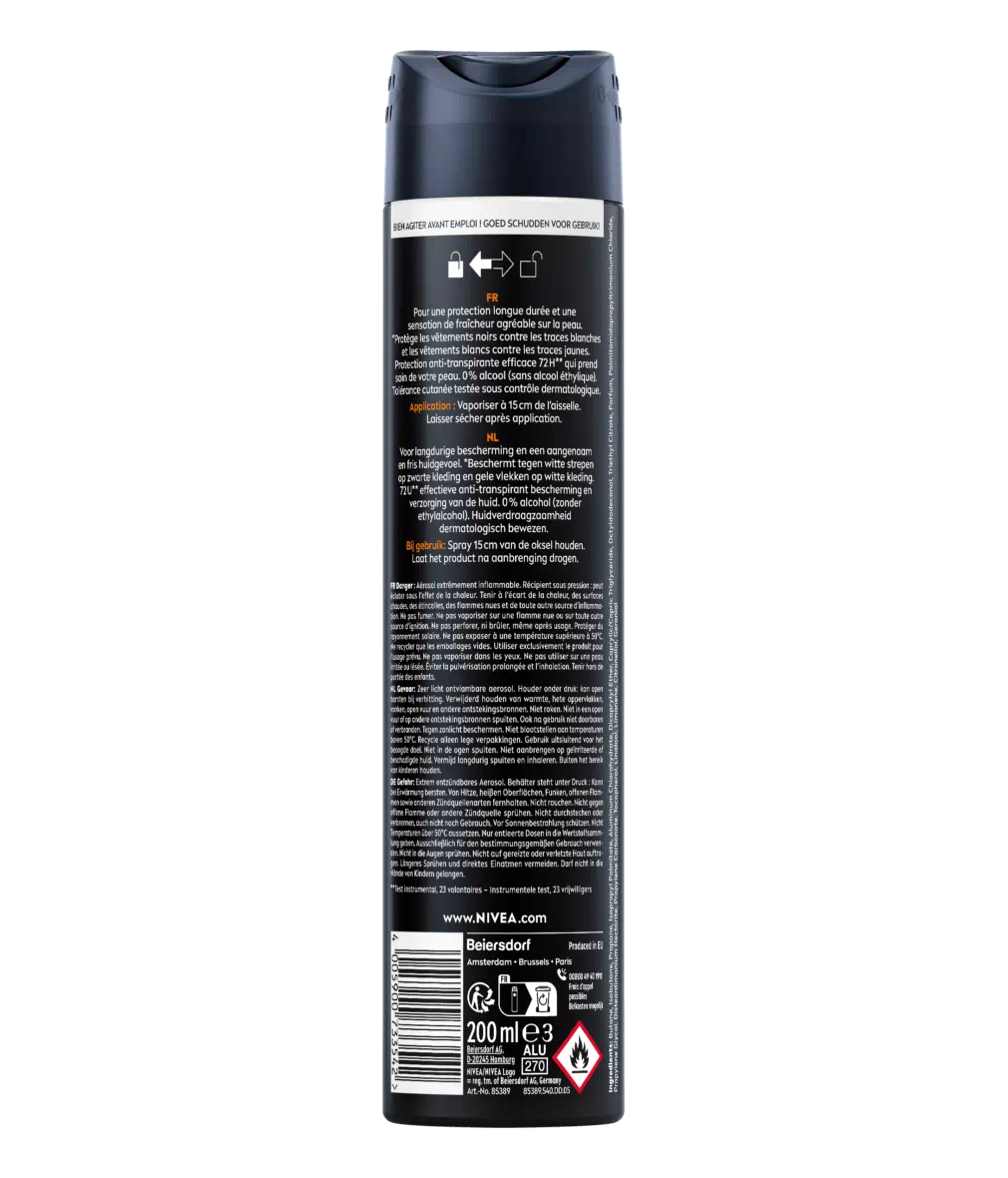 DÉODORANT ANTI-TRANSPIRANT SPRAY BLACK&WHITE ULTIMATE IMPACT
