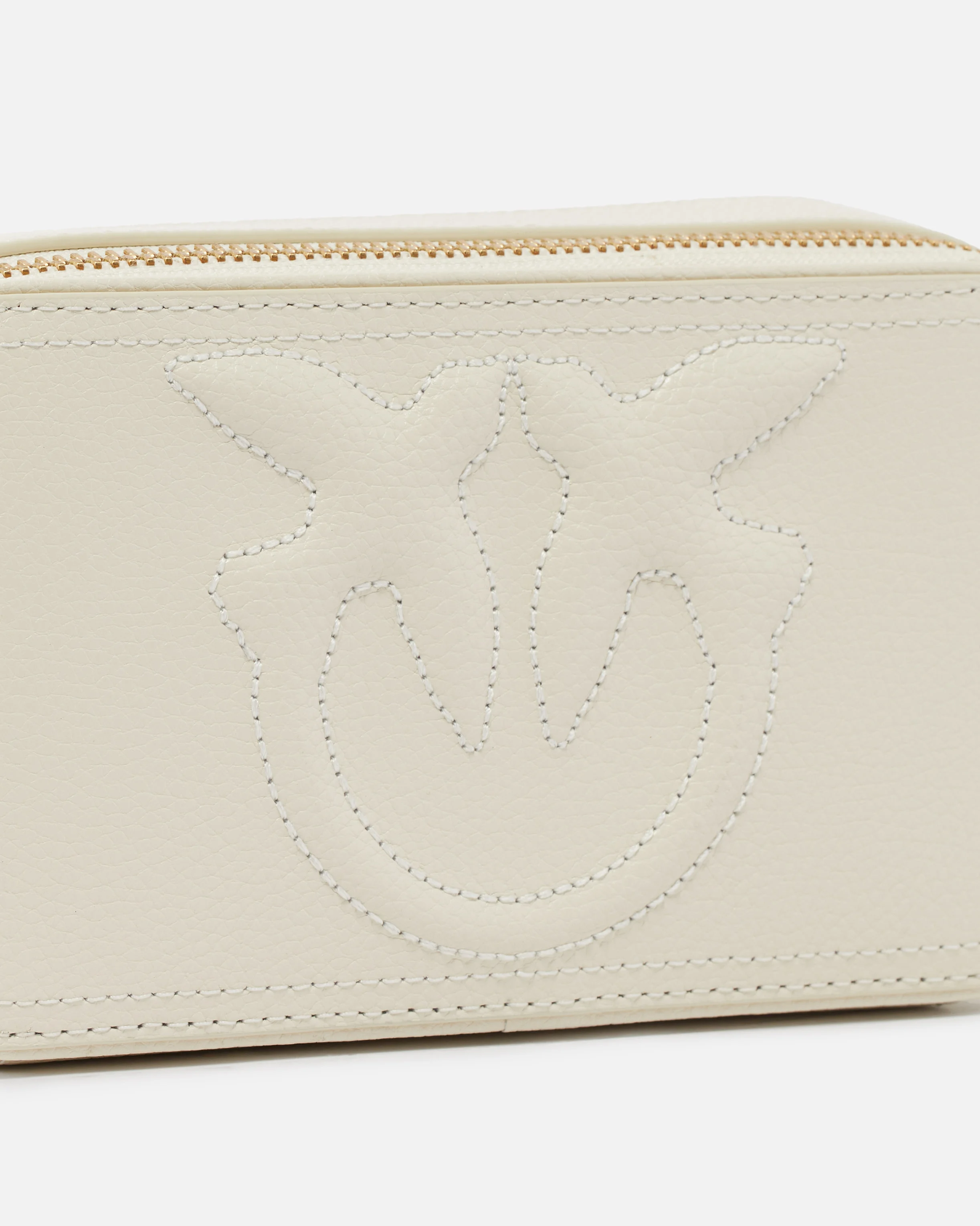 Petit sac à bandoulière avec logo love birds en relief | Blanc