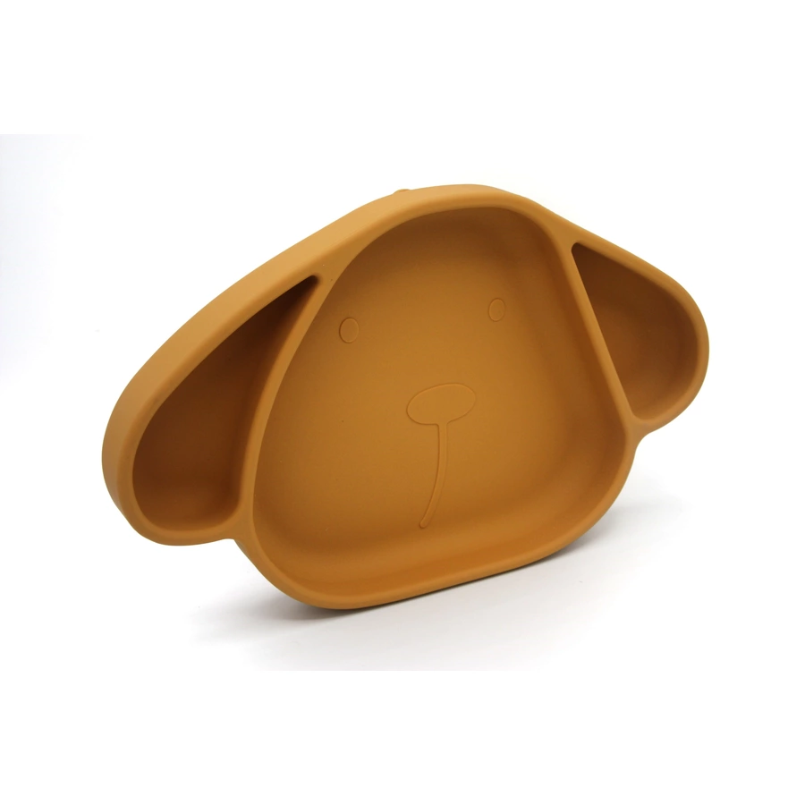 the cotton cloud Teller mit Saugfuss aus Silikon Milo Honey