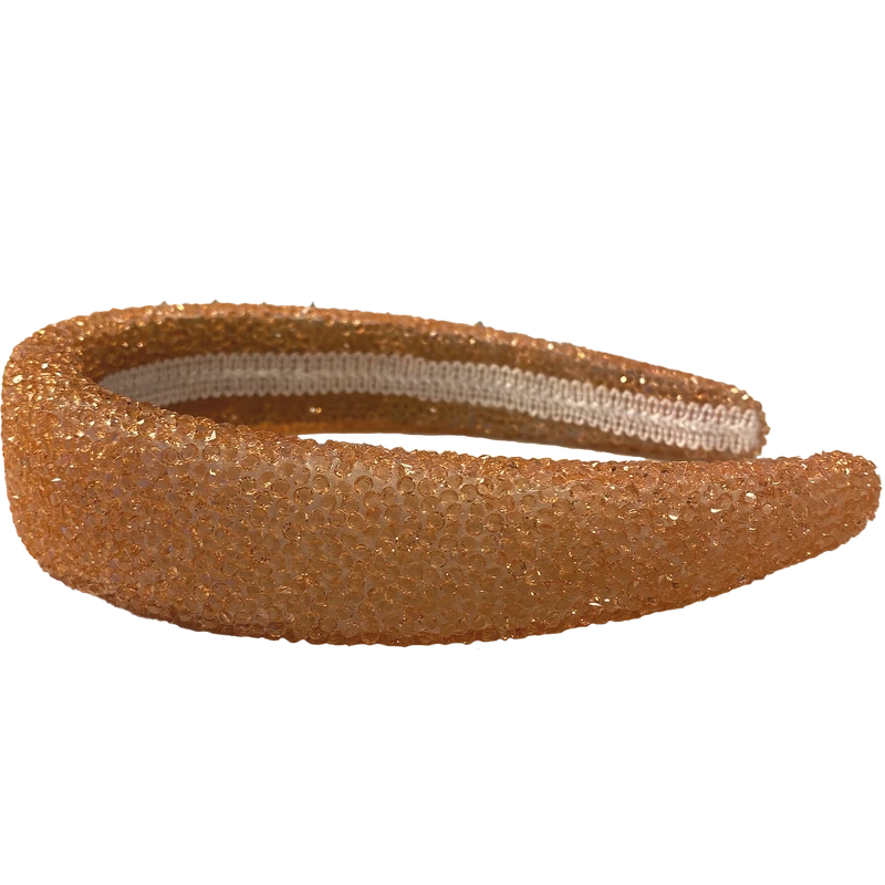 By Stær LIN Hairband - Glitter Peach