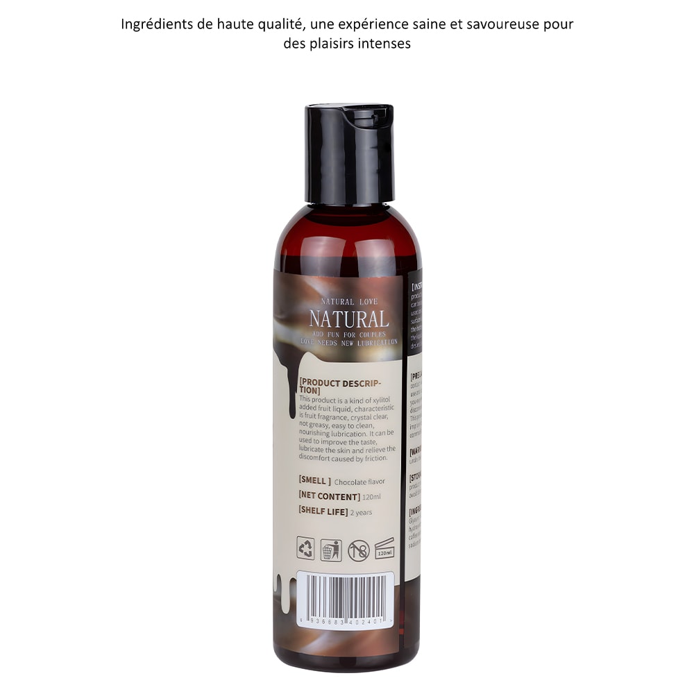 Lubrifiant comestible - Chocolat - 120 ml