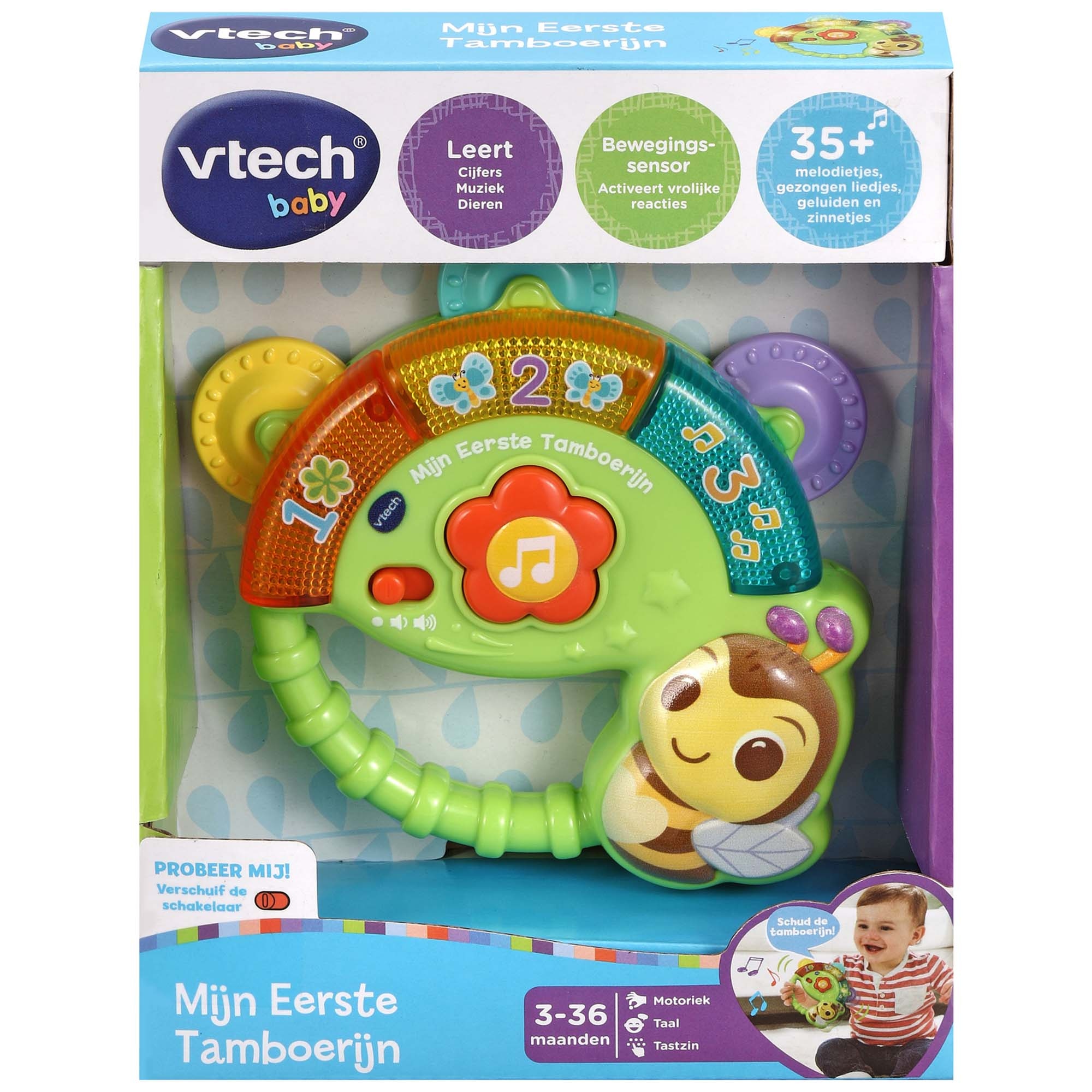 VTech mijn eerste tamboerijn multi - shop nu - Prénatal