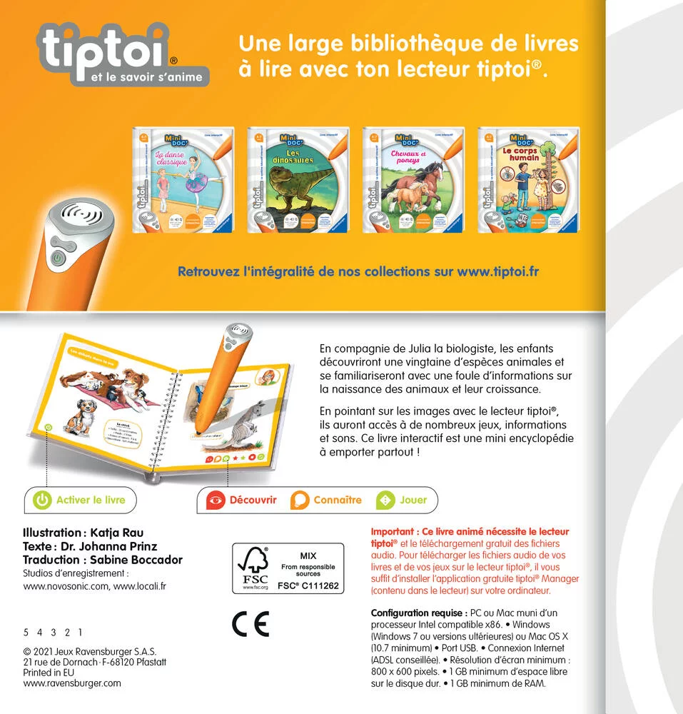 TIPTOI MINI DOC BEBE ANIM