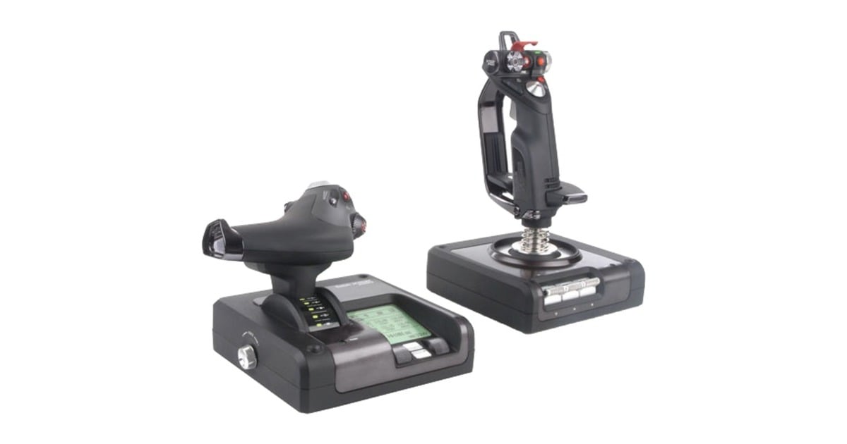 Logitech GSaitek Pro Flight X52 Pro Flight System gaming hotas