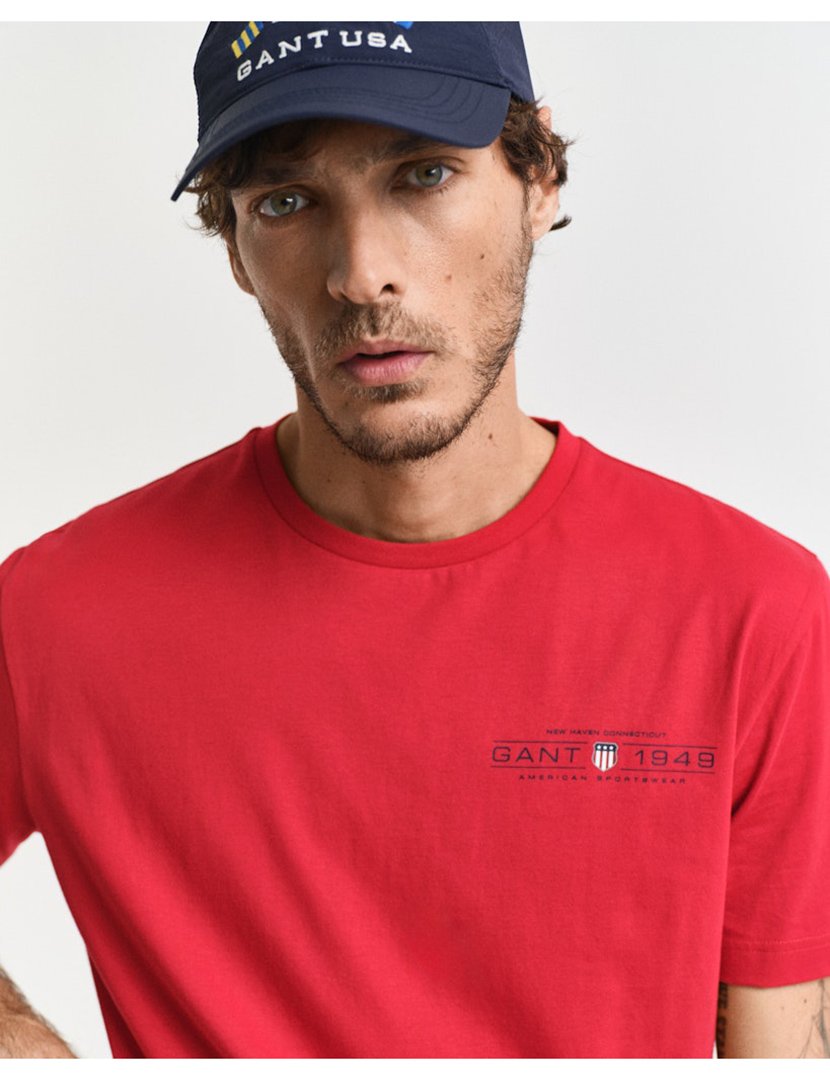 Pink Printed Graphics T-shirt