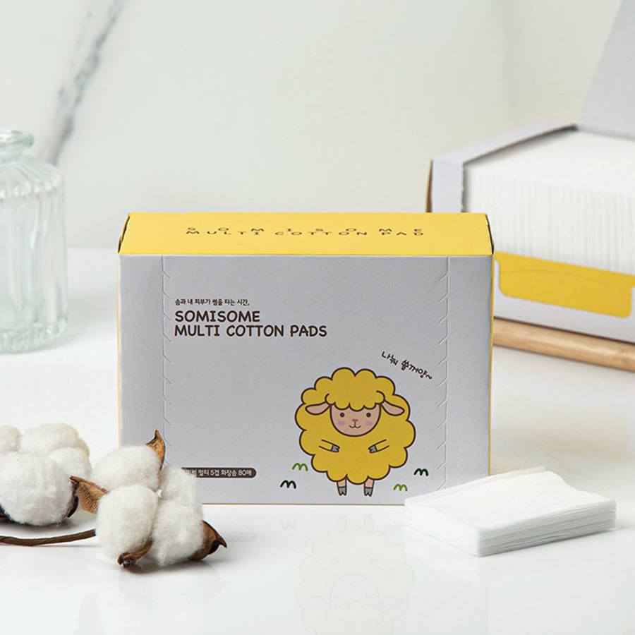 SOMISOME Multi Cotton Pads 80pcs