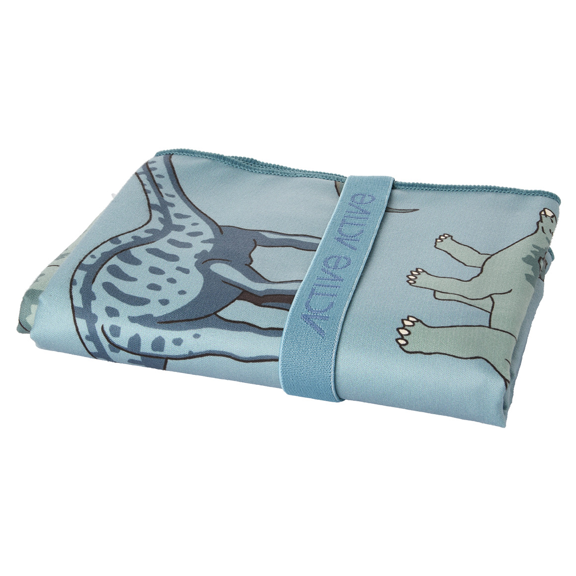 Topolino Mikrofaser-Handtuch mit Dino-Motiven blau