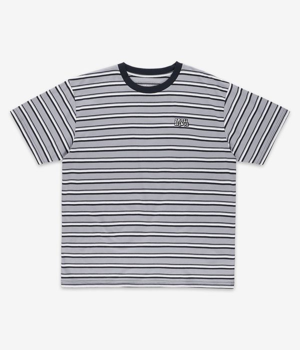 skatedeluxe Retro Striped Organic T-Shirt (grey)