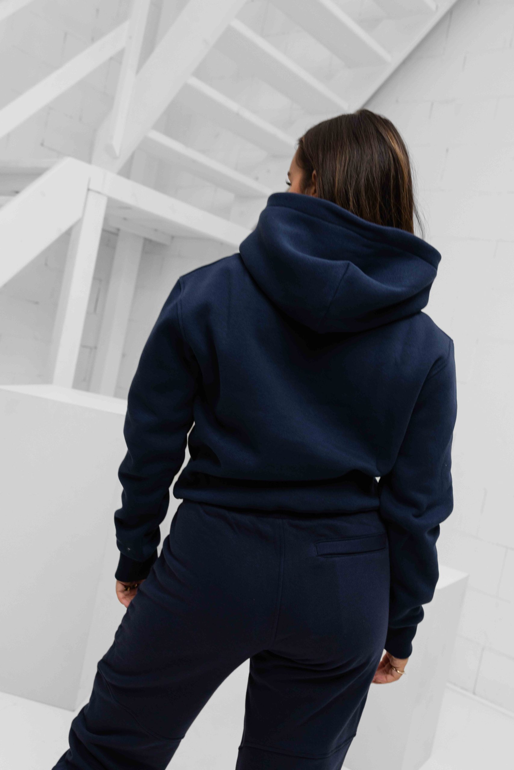 Malelions Essentials Trainingspak Dames Donkerblauw