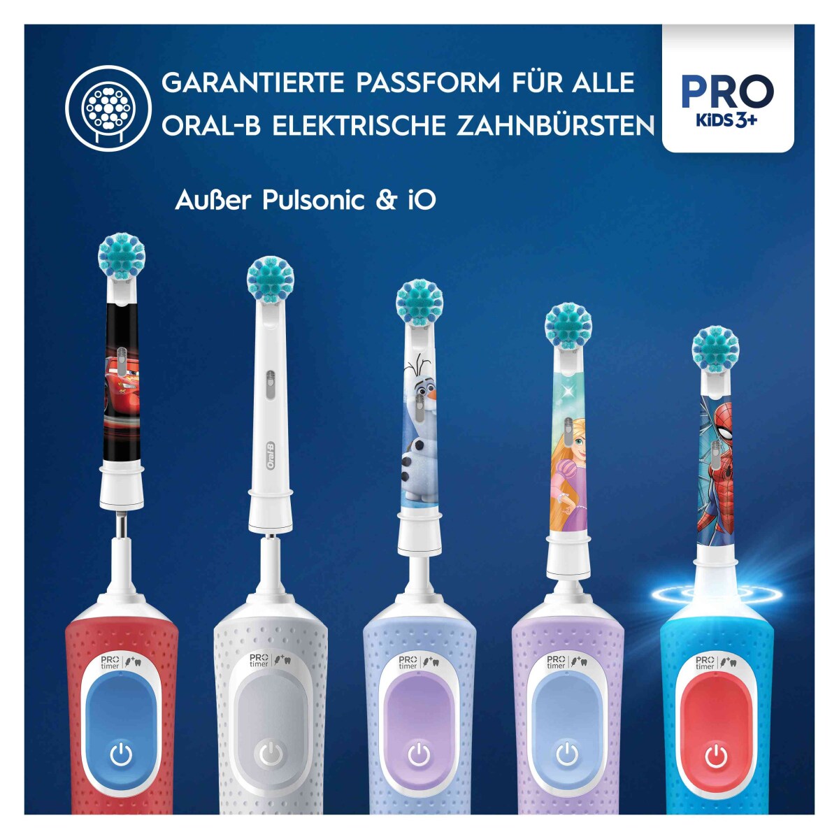 Oral-B EB10S-4 Spiderman Ersatzbürsten