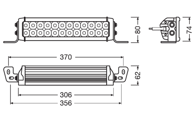 Osram LEDriving LIGHTBAR VX-CB Zusatzscheinwerfer
