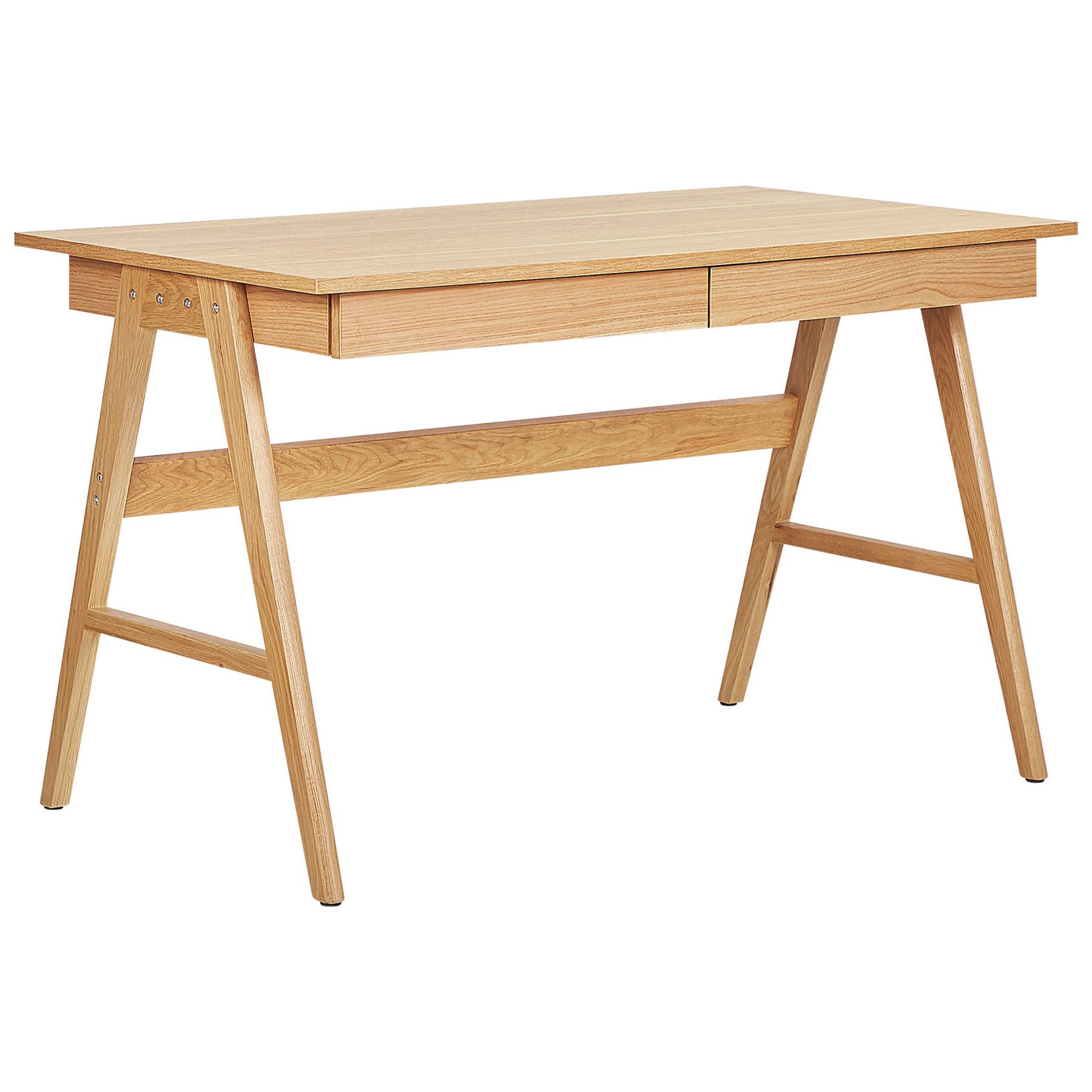 Beliani - SHESLAY - Bureau - Lichte houtkleur - MDF