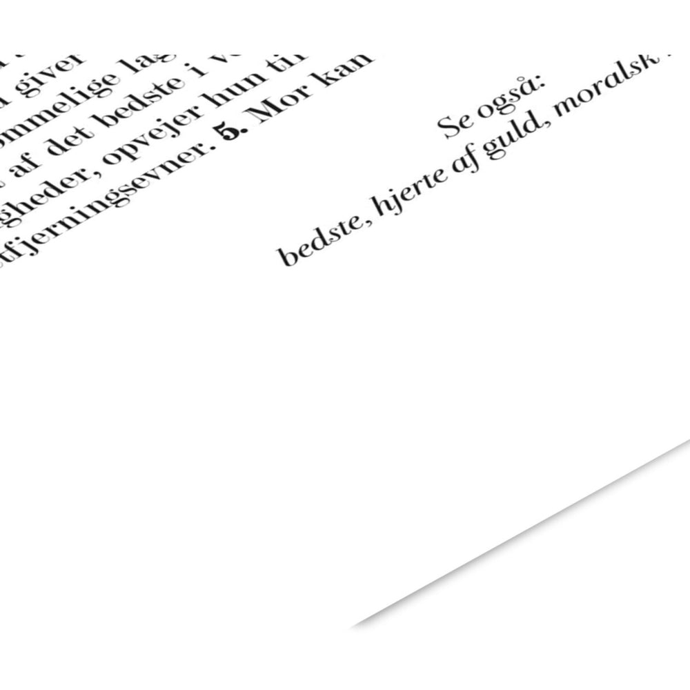 Køb Poster & Frame Citatplakat - Farmor Definition