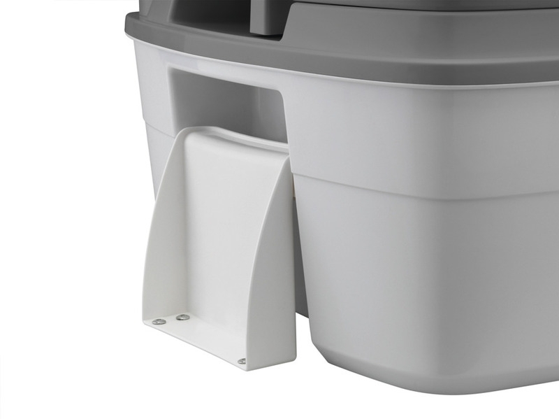 Porta Potti 335 tragbare Campingtoilette - Mit Hold Down Kit - Weiß