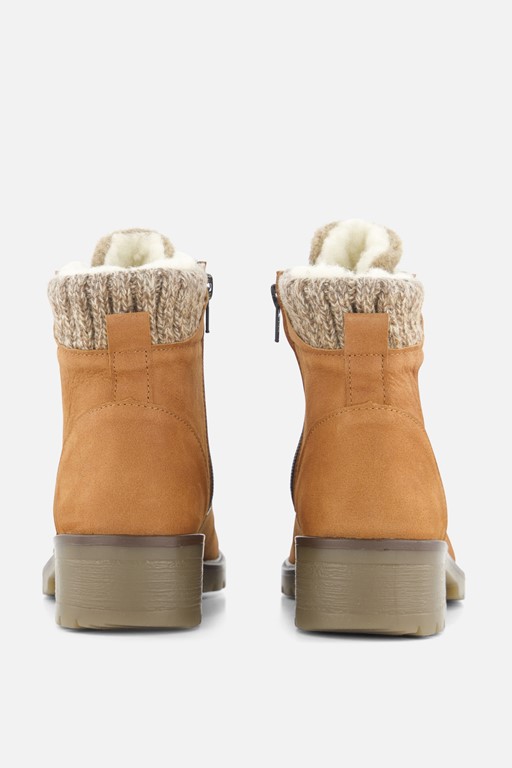 Feyn Joanne Veterboots bruin Leer