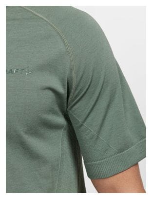 Maillot manches courtes Craft Core Dry Activre Comfort SS Kaki Homme
