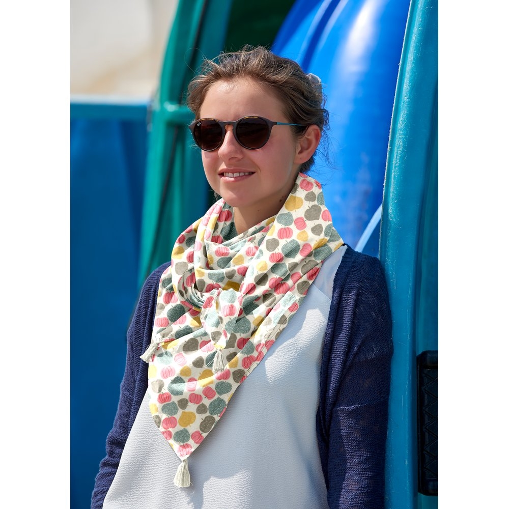 Foulard Pompon Douceur D'été