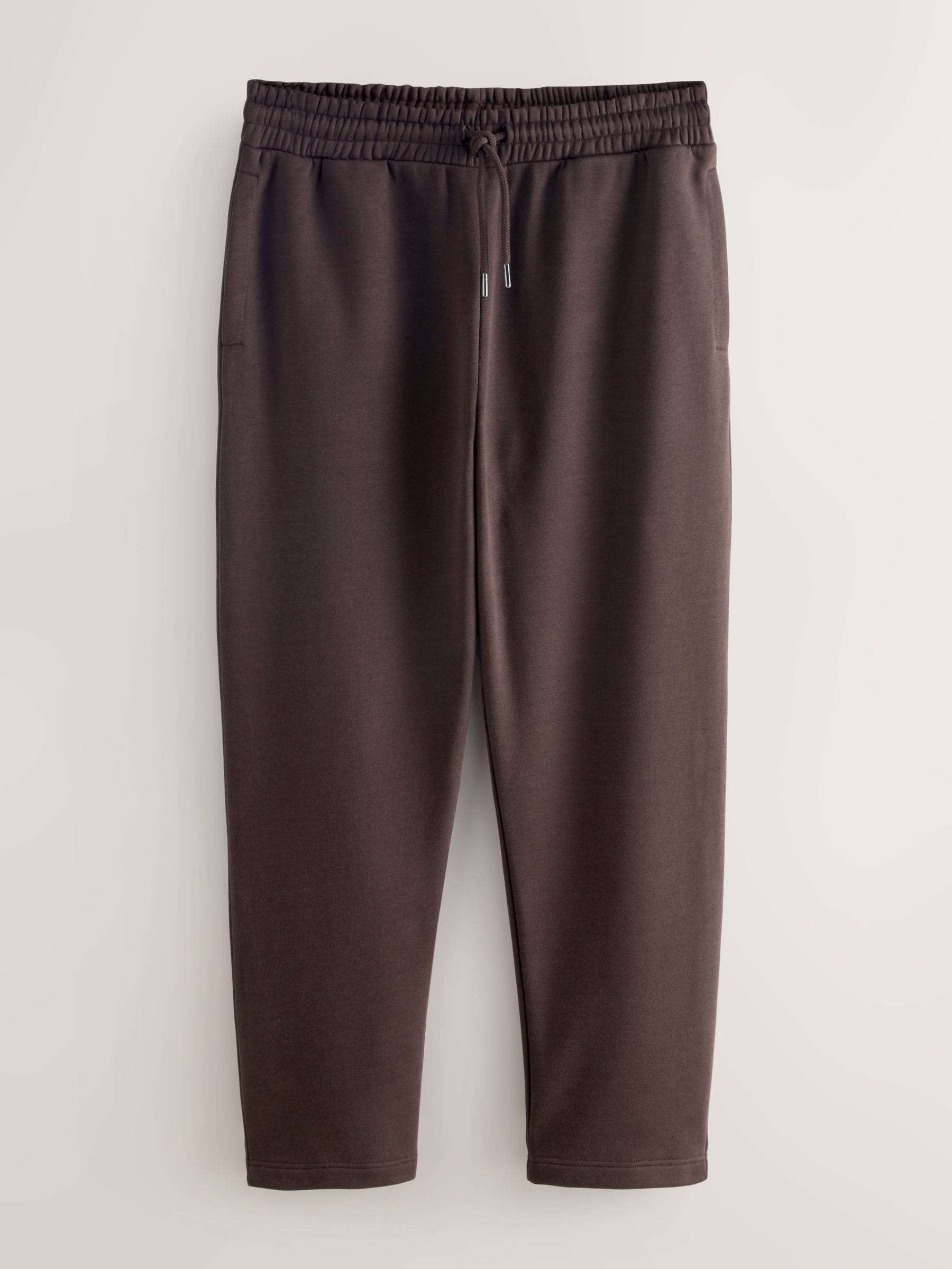 Zwart/chocoladebruin - Straight Fit Cotton Rich Jersey Joggers 2 Pack