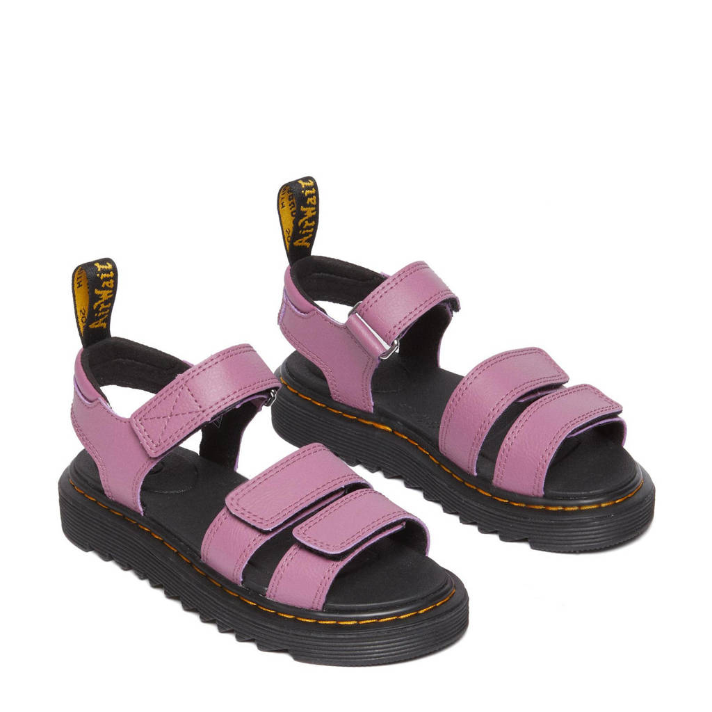 Dr. Martens Klaireleren sandalen paars