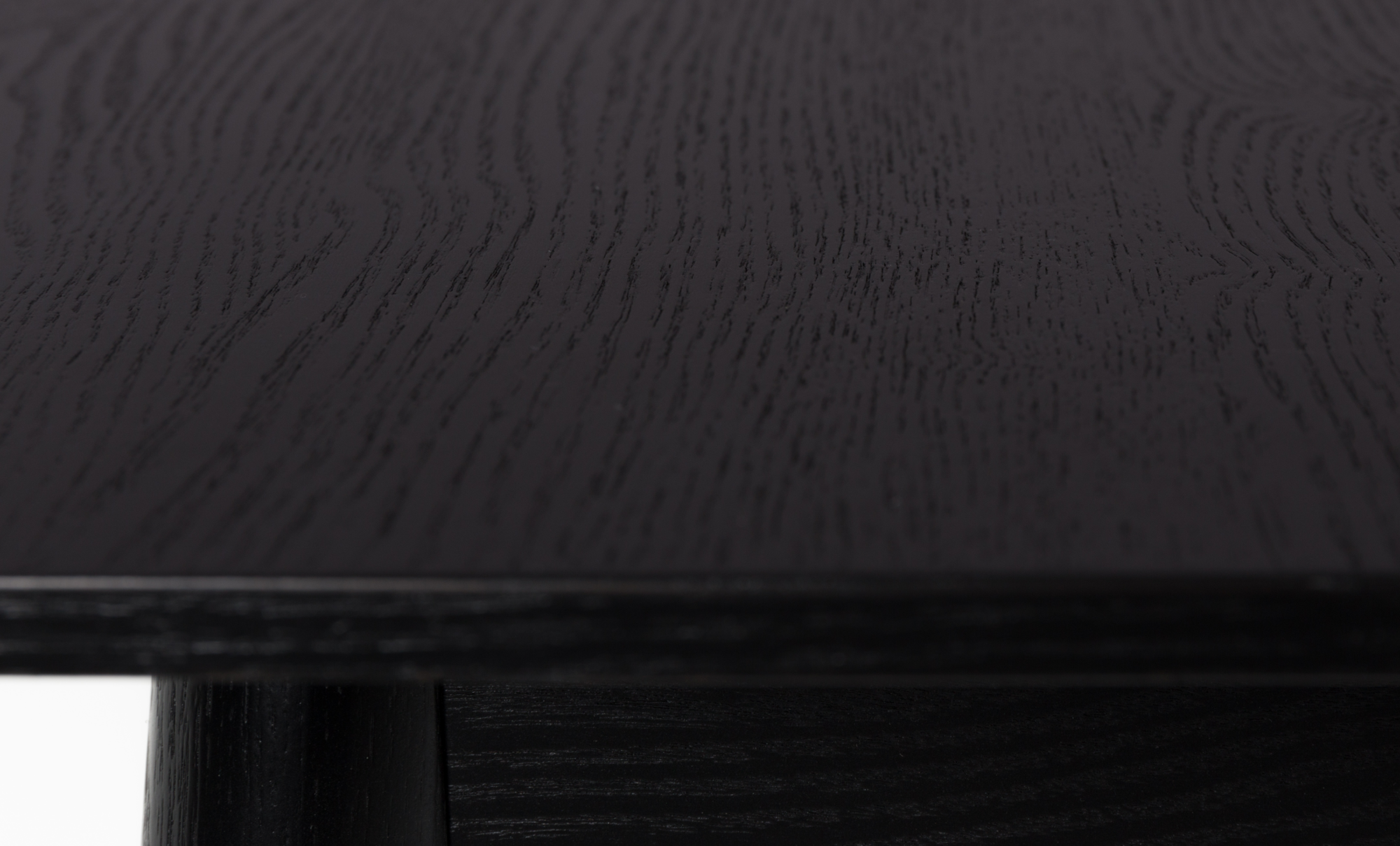 Eettafel Glimps rechthoekig uitschuifbaar zwart 120-160 x 80