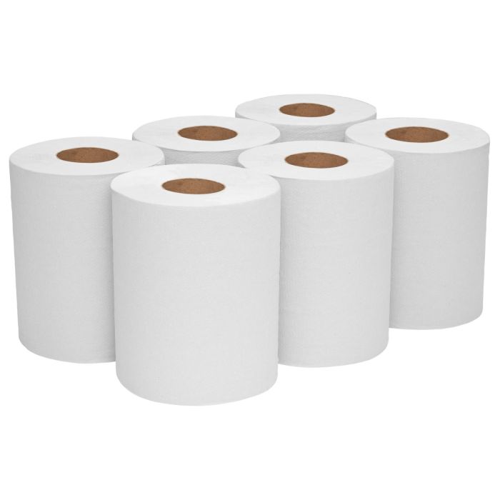 WypAll 7404 6rollen L10 papieren poetsdoek op rol 1-laags wit (7404)