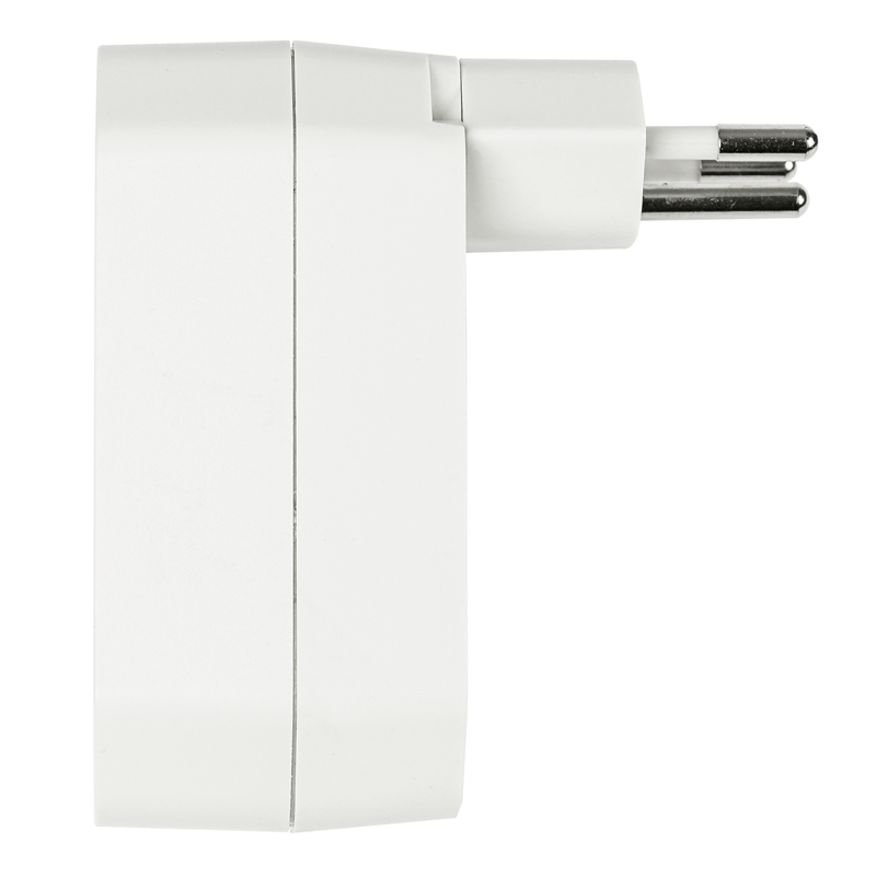 Mehrfachadapter 3-fach Mehrfachstecker T13 Steckdosen Adapter Schweiz 3-polig (14971032) - Weiss