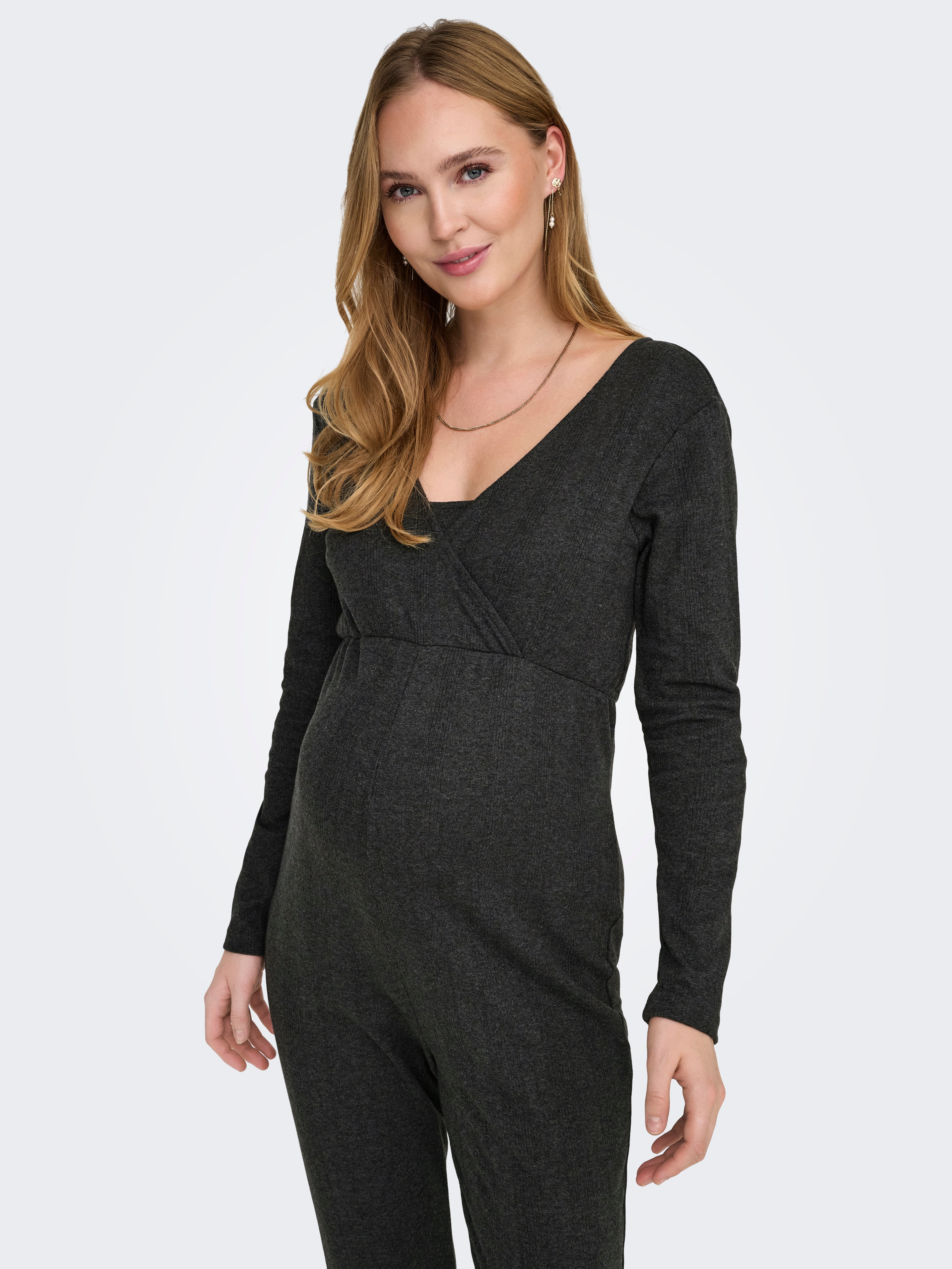 OLMLARA Jumpsuit Dark Grey Melange