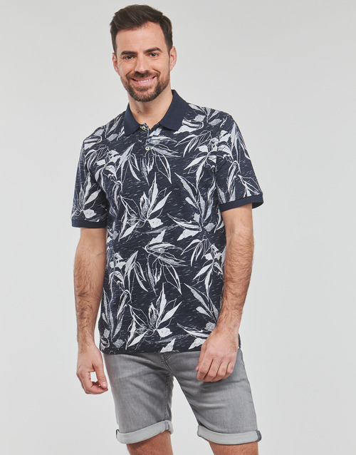 Jack & Jones - JORCRAYON AOP POLO SS - Marine
