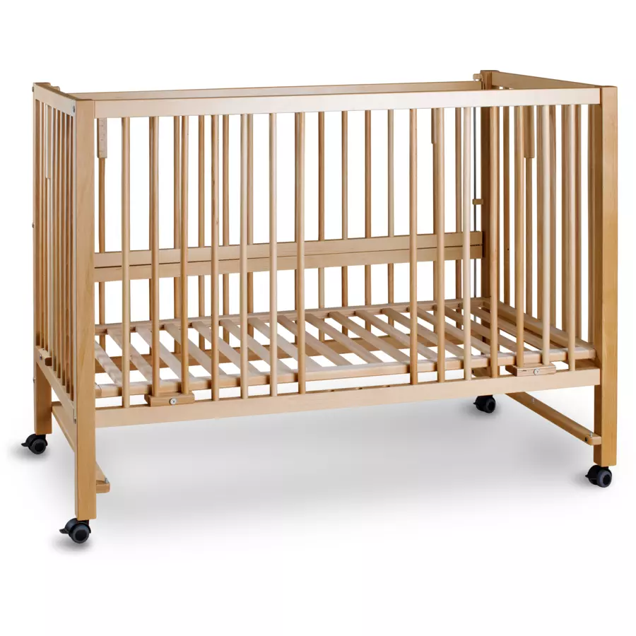 tiSsi® XXL Beistellbett  Kinderbett Hajo 60 x 120 cm natur