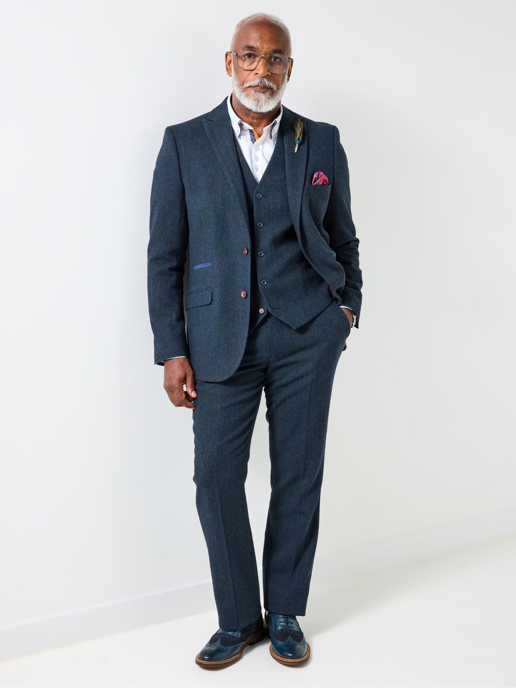 Joe Browns Handsome Herringbone Trousers