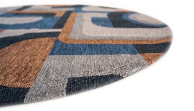Vloerkleed Camel Blue 9196 Module  | Louis de Poortere