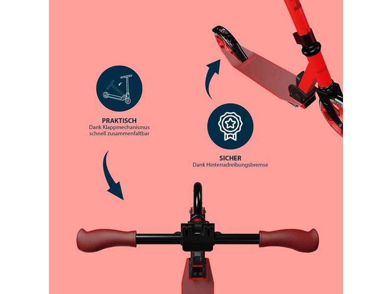 Hudora Scooter Up 200 Rot Scooter